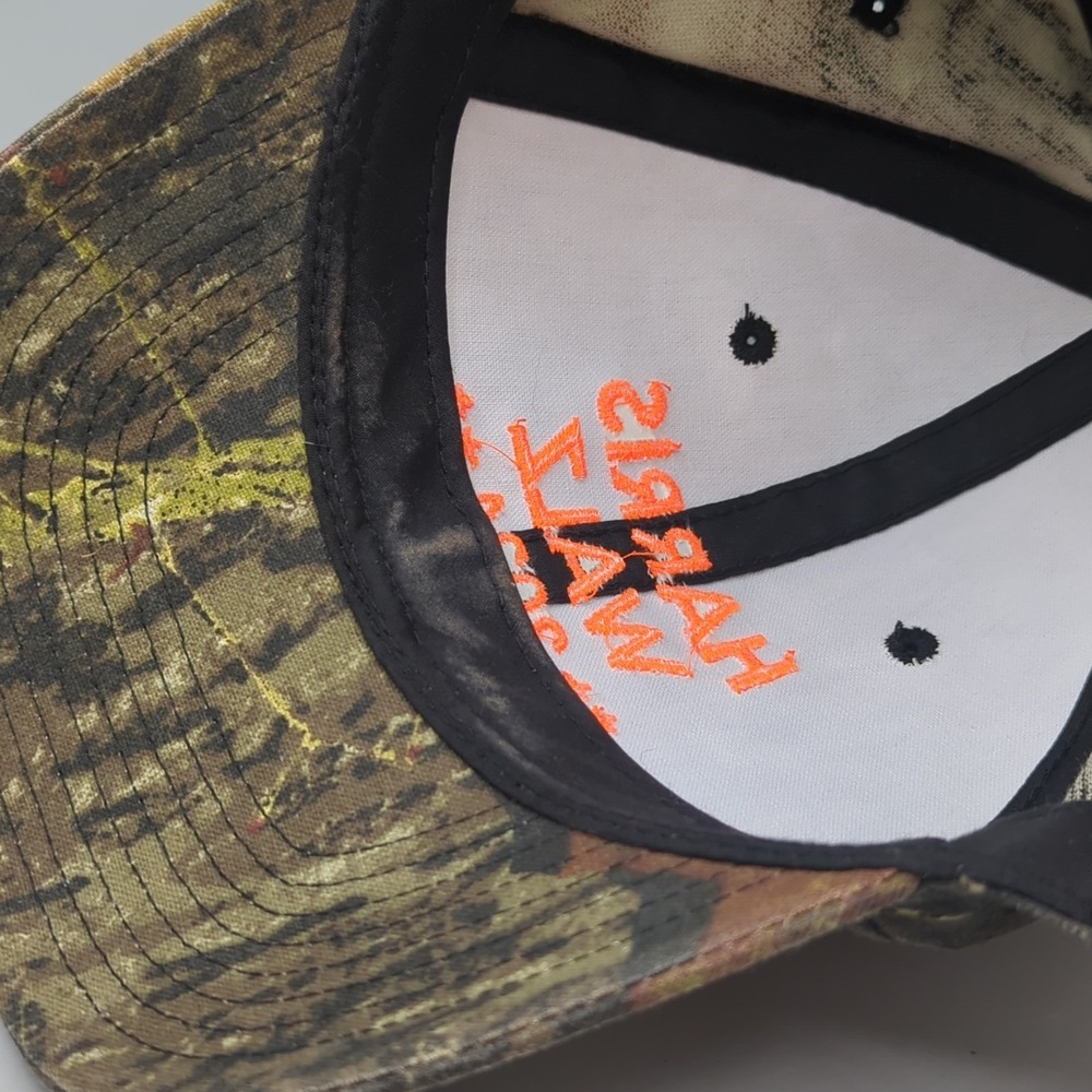 Harris Walz Embroidered Camo 2024 Hat Election campaign Mossy Oak Port Authority - Picture 10 of 11